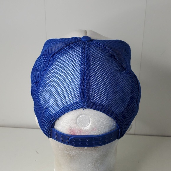 VTG Drager Backhoe Well Trenching Drilling Truck Rig Snapback Hat Trucker Cap - Picture 5 of 9